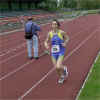 Manuela beim Frauenlauf 2002